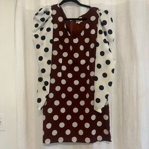 Fashion Brand Company Polka Dot Clown Dress size L